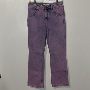 Purple Straight Leg Women's Jeans